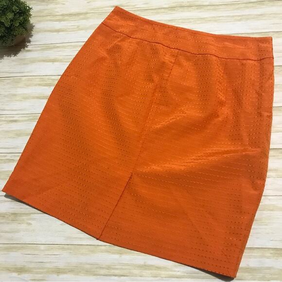 The Limited NEW NWT Bright Orange Pencil Skirt Women’s Plus Size 14 - Picture 5 of 5
